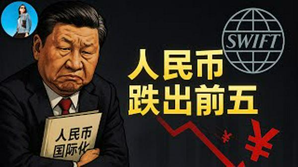 Swift份额突然腰斩，人民币没人用了？习近平的人民币国际化又烂尾？一次性看懂中国的山寨系统CIPS！｜小翠时政财经 20250628#738