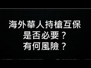 海外华人持枪互保？没有必要而且风险太大！ （一平快评111，2020/03/23）