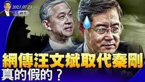 网传汪文斌取代秦刚，真的假的？习近平成都迎接白纸革命2.0（政论天下第1064集 20230723）天亮时分