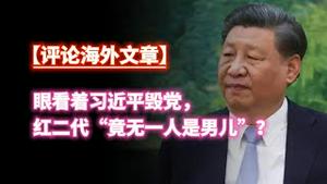 【评论海外文章】眼看着习近平毁党，红二代 “竟无一人是男儿”？22023.09.05NO1981#习近平#红二代