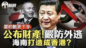 强制官员“向习近平”公布财产！蔡奇还要“刺刀.见红”吗？严防官员外逃，没收护照，还要追查婚姻家底子女状况；何谓“海南全岛封关”？这是给台湾看的海南式「一国两制」吗｜新闻拍案惊奇 大宇