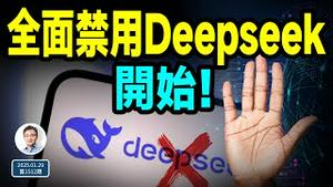 风暴升级，全面禁用Deepseek的第一枪打响！「多快好省」的后果是什么（文昭谈古论今20250129第1512期）