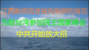 财经冷眼：江西教师因言被拘刷屏的背后！为阻台湾参加民主国家峰会 ，中共开始放大招！（20210812第601期）