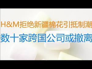 财经冷眼：热搜！H&M拒绝新疆棉花引爆舆论！耐克阿迪欧莱雅数十家跨国品牌被抵制，将撤离中国？战狼外交被围殴，搬起石头砸了谁的脚？（20210325第485期）