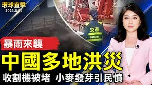 中国暴雨来袭 多地出现洪灾；收割机被堵河南高速 小麦发芽引民愤；袁弓夷：举办真普选 一人一票选出香港自由；侯友宜请益两岸？王金平：他赞同马英九看法【 #环球直击 】｜ #新唐人电视台