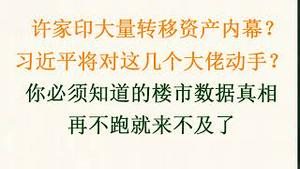 揭秘许家印转移资产手法！习近平将对这几个大佬动手？你必须知道的楼市数据真相，再不卖就来不及了！(20230929第1101期)