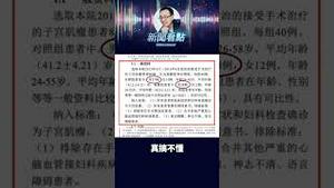 55名男性患子宫肌瘤？论文现荒唐离谱错误，中国医学审稿在干嘛？ #中共