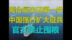 财经冷眼：美台复交启动！中共强征兵，军演登陆台湾！政府禁止囤粮！（20200805第303期）