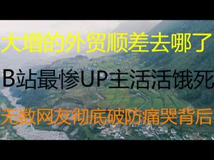 财经冷眼：大增的外汇顺差去哪了？B站最惨UP主活活饿死，无数网友彻底破防痛哭背后！习近平全民小康的谎言被打脸！（20210122第446期）