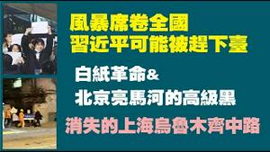 风暴席卷全国，习近平可能被赶下台。白纸革命&北京亮马河的高级黑。消失的上海乌鲁木齐中路。2022.11.27NO1624#乌鲁木齐#上海#习近平