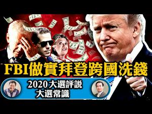 直播：FBI确认拜登子跨国洗钱罪嫌，硬盘门带来2016希拉里电邮门冲击？ 美国大选常识： 一般人玩不起，竞选的钱哪儿来的【2020大选评说】（江峰时刻20201022）