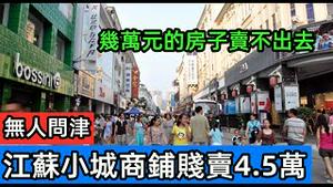 商铺也泡沫化！在江苏42平米商铺只卖4.5万，依然无人问津|一铺养宠物都难，更别说养三代|118平米精装二手房8万就可以交易|实体店无法经营|#房价#炒房#造假#房子现象#大陆房价#房地产