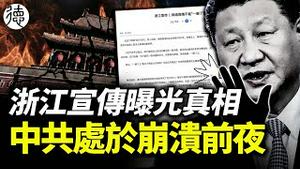 用习讲话打脸习近平❗️「浙江宣传」曝光：舆情删不尽，想全网「消杀」几乎不可能……