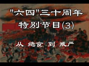 ”六四“三十周年特别节目(3)绝食到戒严(史海扬帆第12集20190613)天亮时分 (更新版)