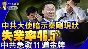 中共驻美大使暗示秦刚现状；普京认怂，南非不去了！失业率46.5%，中共急了，连发11道金牌（政论天下第1061集 20230719）天亮时分