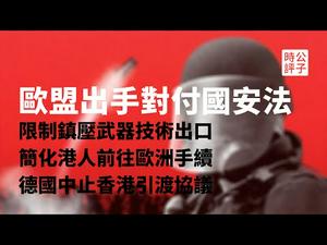 【公子时评】欧盟终于出手！限制向香港出口武器装备，港警未来战斗力变渣渣？新西兰和德国也取消与香港引渡协议，五眼联盟全部与中港脱钩...