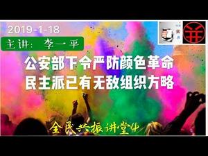 公安部下令严防颜色革命，民主派已有无敌组织方略（共振讲堂4）