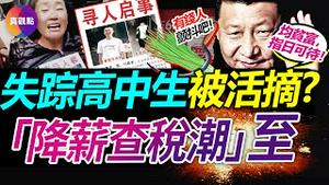 🔥胡鑫宇失踪40天, 爆出新线索! 校方紧急删监控, 警方拖延不立案, 为何公安校方互打掩护? 中共布下“稽税天网”, 收割富人韭菜! 京东首掀企业“限薪潮”, 高管降薪20%!【20221123】