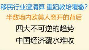 财经冷眼：移民行业遭突击清算，重蹈教培行业复辙？半数墙内欧美人离开的背后，大棋局正在收官！3大不可逆的趋势，中国经济复水难收！（20221111第901期）