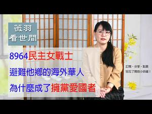 【第5期】一个经历过8964的民主女战士，一个为逃离中共迫害避难他国的海外华人，为什么成了拥共爱国者？I 薇羽看世间 20200325