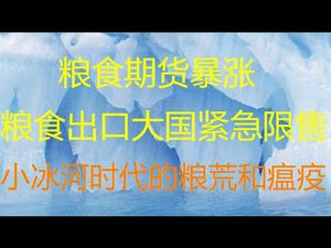 财经冷眼：粮价大涨，多个粮食出口大国紧急限售！小冰河时代的粮荒和瘟疫！（20210120第444期）