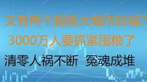 财经冷眼：又有两个超级大城市封城？3000万人要抓紧囤粮了！以物易物升级，用苹果手机换大米！清零人祸不断，谁对成堆的冤魂负责？（20220107第706期）