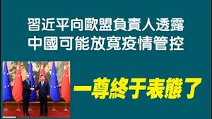 习近平向欧盟负责人透露，中国可能放宽疫情管控。一尊终于表态了。2022.12.03NO1635