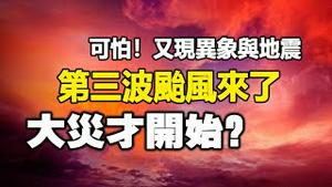 🔥🔥异象：沥青马路一夜长满石头还发芽❗洪水未平 第三波新台风又来了❗一天两震❗灾难还只是开始❗