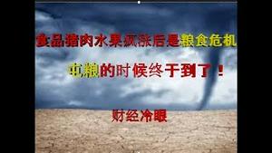 财经冷眼：中国粮食危机紧随食品猪肉水果恶性通胀，屯粮的时候终于到了！（20190901第44期）