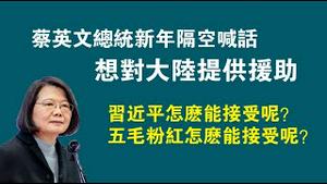 蔡英文总统新年隔空喊话：想对大陆提供援助。习近平怎么能接受呢？五毛粉红怎么能接受呢？。2023.01.02NO1693