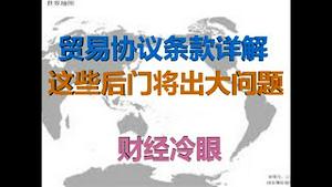 财经冷眼：贸易协议条款详解，这些后门将出大问题！（20200117第122期）