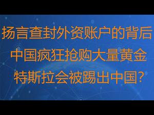 财经冷眼：中国扬言查封外资账户的背后，为何大肆抢购黄金？女车主维权刷屏，特斯拉会被踢出中国吗？华为再遭两重击！（20210419第507期）