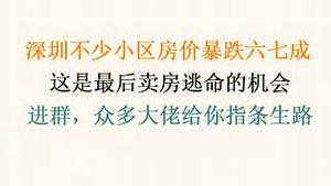 深圳房价暴跌六七成? 最后卖房逃命的机会! 进群，众多大佬给你指条生路!(20231130第1120期)