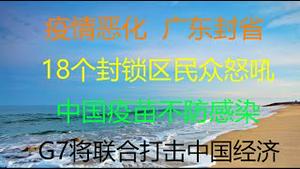 财经冷眼：中国疫苗不防感染 ！广东封省，18个封锁区民众怒吼！浙江疫情急转直下！G7达成共识，联合打击中国经济，排除供应链！（20210613第553期）