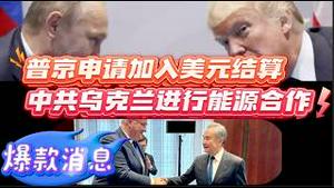 普京申请加入美元结算，中共乌克兰进行能源合作。2026.02.13NO3315