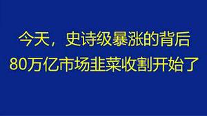 财经冷眼：今天，史诗级暴涨的背后，80万亿市场韭菜大收割要开始了！捂紧你的口袋！（20221122第912期）