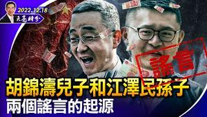 两个关于胡锦涛儿子和江泽民孙子的谣言；马斯克发出民调，决定是否担任推特CEO；布洛芬发明人，医者仁心（政论天下第882集 20221218）天亮时分