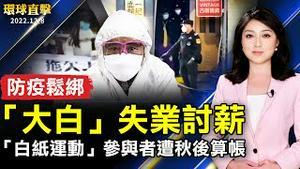 中国防疫松绑 「大白」失业讨薪；中国「白纸运动」参与者遭秋后算帐；「白纸革命」见效？日专家：解封也是为巩固其政权；秘鲁总统遭国会罢黜 首位女总统就职。【 #环球直击 】｜#新唐人电视台