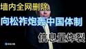 墙内全网删除，向松祚炮轰中国体制！信息量炸裂！